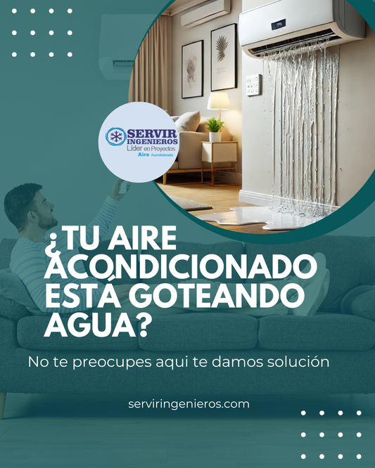 ¿Por qué tu aire acondicionado gotea agua y cómo solucionarlo?