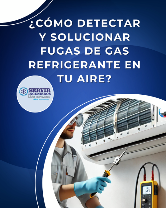 ¿Cómo detectar y solucionar fugas de gas refrigerante en tu aire?