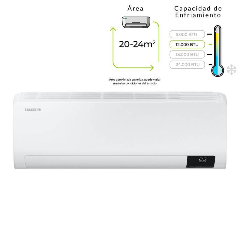 Minisplit Inverter Samsung WIND FREE 9000BTU